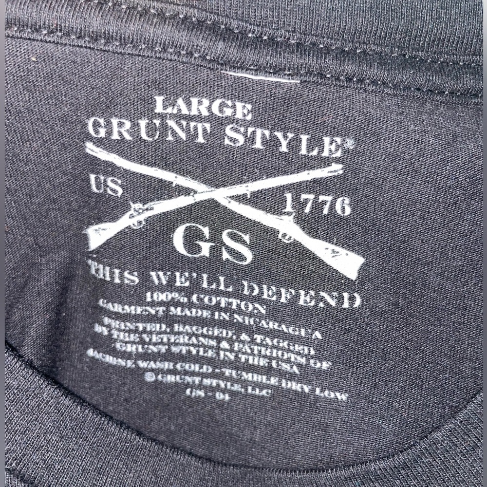 EUC Men’s Grunt Style Skull T-Shirt Size L - Picture 3 of 5